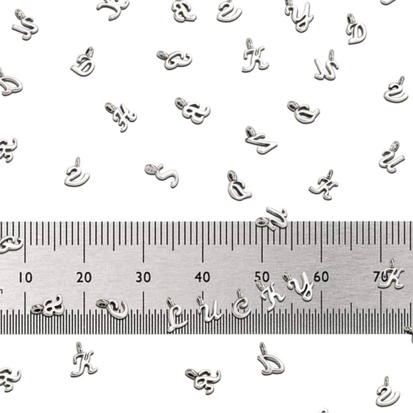 110 ALPHABET LETTER CHARMS, Bracelets & MORE JEWELRY MAKING BUNDLE DIY LOT - Picture 10 of 11